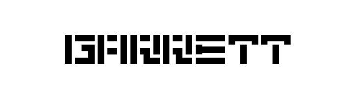 5Didgit Stencil Regular  Free Fonts Download