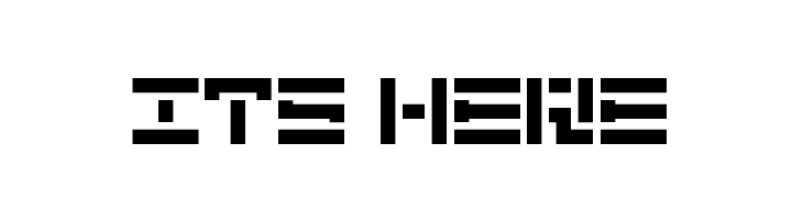 5Didgit Stencil Regular  Free Fonts Download