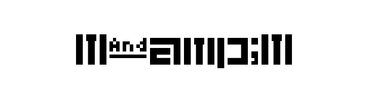 5Didgit Stencil Regular  Free Fonts Download