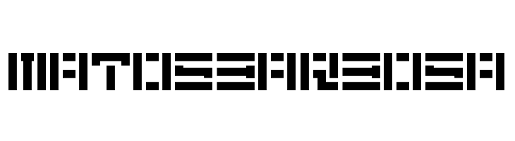 5Didgit Stencil Regular  Free Fonts Download