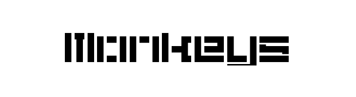5Didgit Stencil Regular  Free Fonts Download
