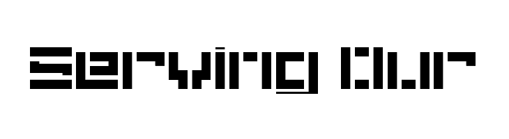 5Didgit Stencil Regular  Free Fonts Download