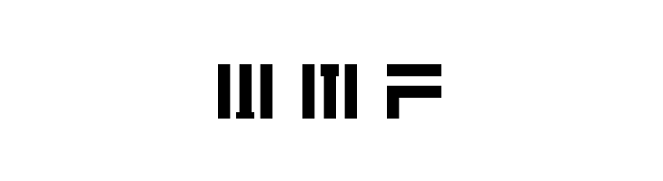 5Didgit Stencil Regular  Free Fonts Download