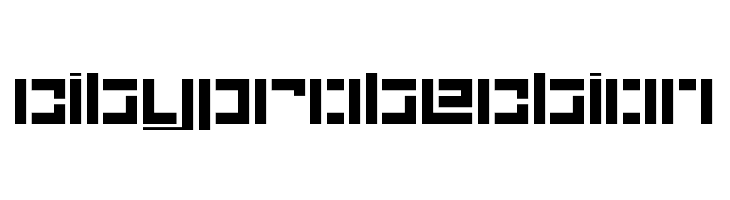 5Didgit Stencil Regular  Free Fonts Download