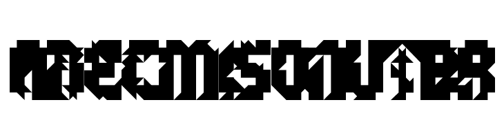 5Metrik Black Alien Regular  Free Fonts Download