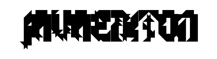 5Metrik Black Alien Regular  Free Fonts Download