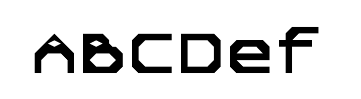 5Tekknosystem Regular  Free Fonts Download