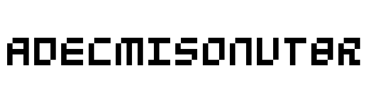 5Mikropix Regular  Free Fonts Download