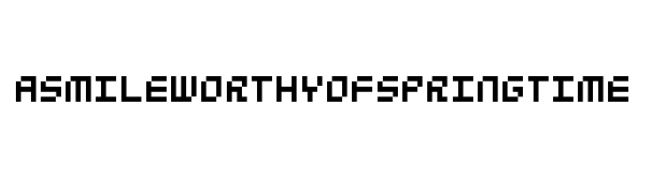 5Mikropix Regular  Free Fonts Download