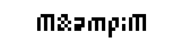 5Mikropix Regular  Free Fonts Download