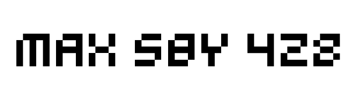 5Mikropix Regular  Free Fonts Download