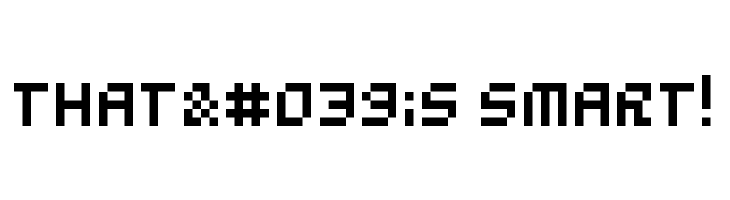 5Mikropix Regular  Free Fonts Download