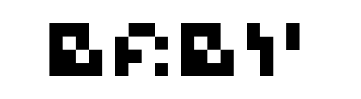 5Microchip Nowhere Regular  Free Fonts Download