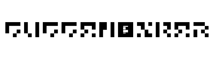 5Microchip Nowhere Regular  Free Fonts Download