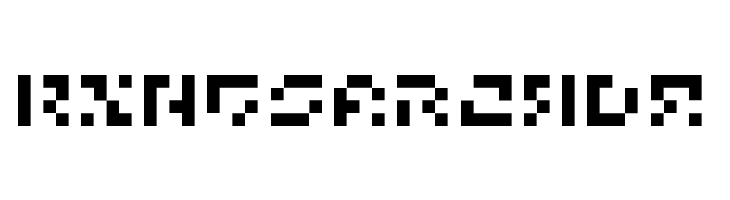 5Microchip Nowhere Regular  Free Fonts Download