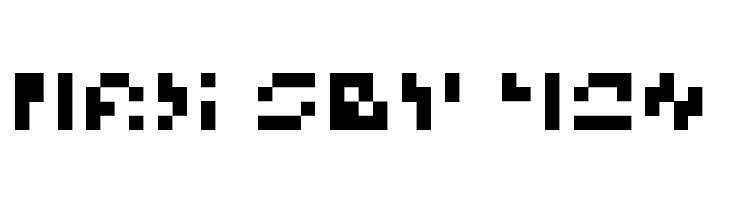 5Microchip Nowhere Regular  Free Fonts Download