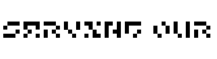 5Microchip Nowhere Regular  Free Fonts Download