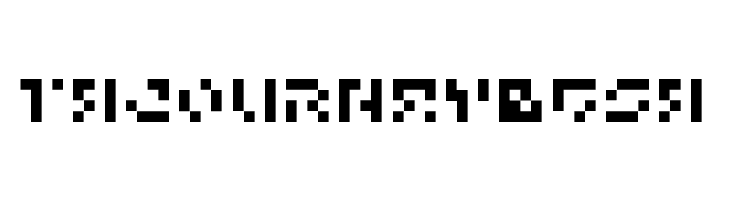 5Microchip Nowhere Regular  Free Fonts Download