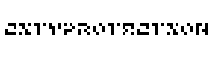 5Microchip Nowhere Regular  Free Fonts Download