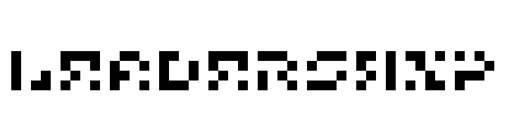 5Microchip Nowhere Regular  Free Fonts Download