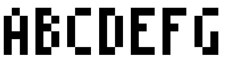 5Monopix Regular  Free Fonts Download