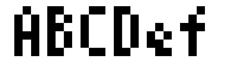 5Monopix Regular  Free Fonts Download