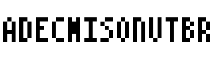 5Monopix Regular  Free Fonts Download