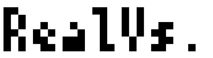 5Monopix Regular  Free Fonts Download