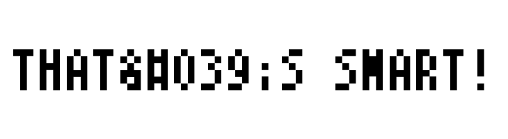 5Monopix Regular  Free Fonts Download