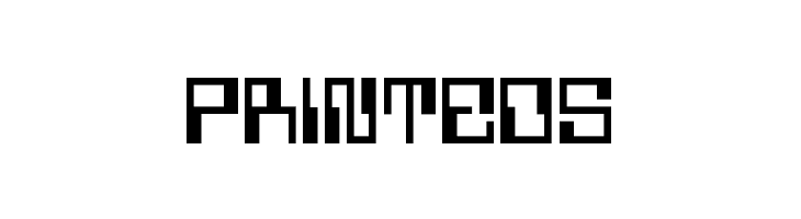 5Computerized Regular  Free Fonts Download