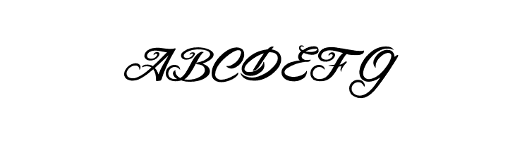 ABCDEFG BLANCCHATEAU-Regular Font