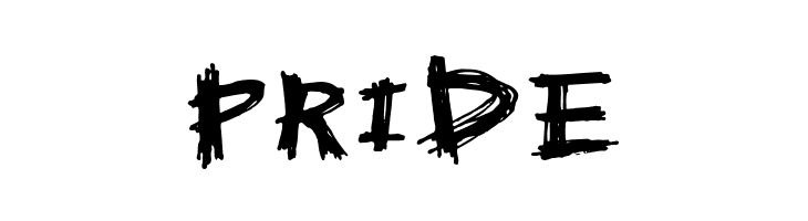 PRIDE Ashyhouse Font