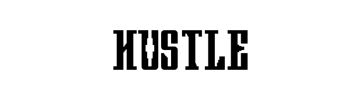 HUSTLE Mayan Square Font
