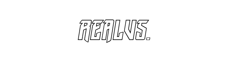 Winter Solstice Outline Italic  Free Fonts Download