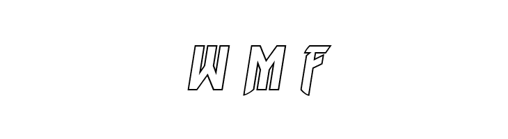 Winter Solstice Outline Italic  Free Fonts Download