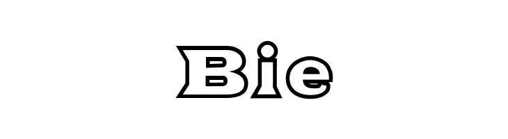 Fat Legs Outline  Free Fonts Download