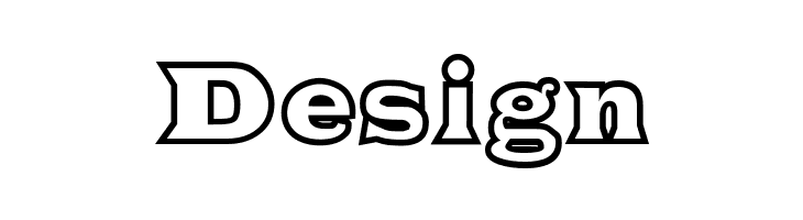 Fat Legs Outline  Free Fonts Download