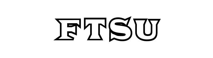 FTSU Fat Legs Outline Font
