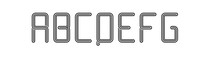 Racetrack Stencil  Free Fonts Download