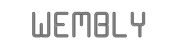 Racetrack Stencil  Free Fonts Download