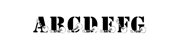 KR Ball N Chain  Free Fonts Download