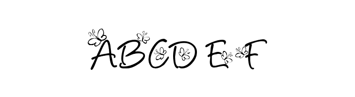 KR Butterfly  Free Fonts Download