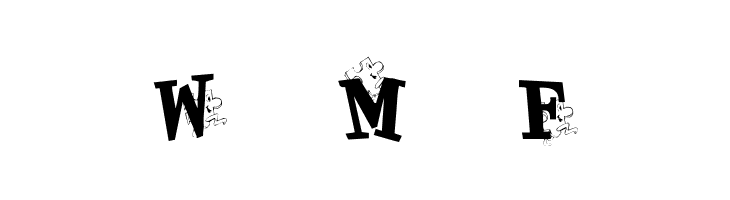 KR Jigsaw Joey  Free Fonts Download