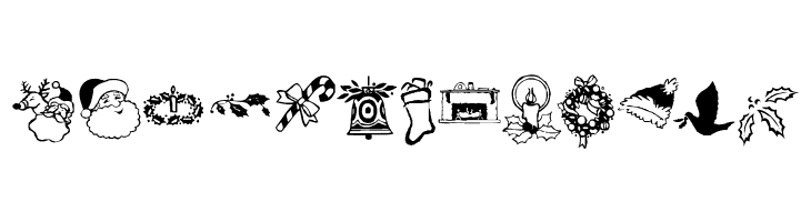 KR Christmas Dings Two  Free Fonts Download