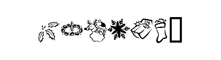 KR Christmas Dings Two  Free Fonts Download