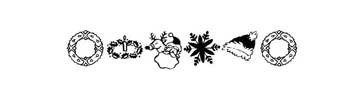 KR Christmas Dings Two  Free Fonts Download