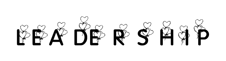 KR Heart Balloons  Free Fonts Download