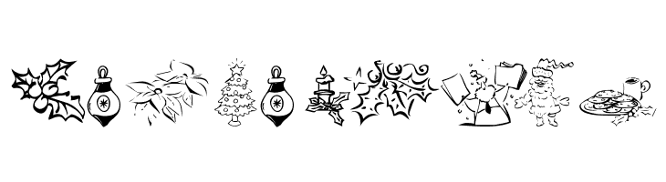 KR Christmas Dings 2004 Five  Free Fonts Download
