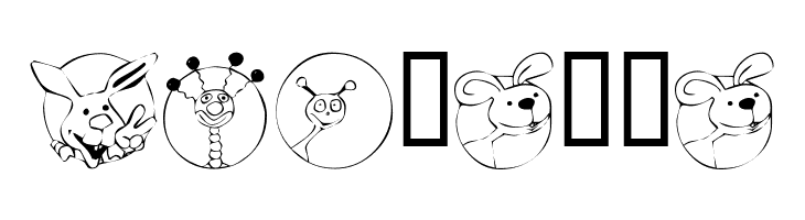 KR Circle Scraps  Free Fonts Download