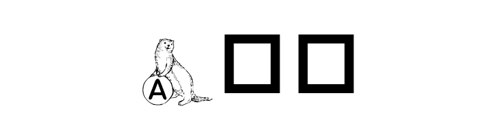 KR A Ferret for Angel  Free Fonts Download